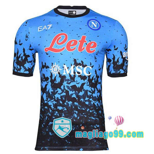 Magliago - Passione Maglie Thai Affidabili Basso Costo Online Shop | Maglia SSC Napoli Terza Euro Blu Nero 2022/2023