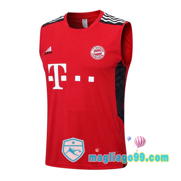 Magliago - Passione Maglie Thai Affidabili Basso Costo Online Shop | Gilet Calcio Bayern Monaco Rosso 2022/2023