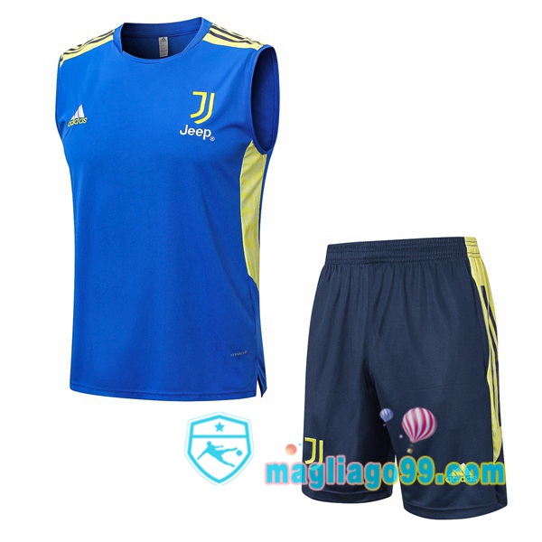 Magliago - Passione Maglie Thai Affidabili Basso Costo Online Shop | Gilet Calcio Juventus + Shorts Blu 2022/2023