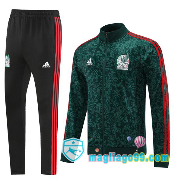 Magliago - Passione Maglie Thai Affidabili Basso Costo Online Shop | Giacca Da Allenamento Messico Verde 2022/2023