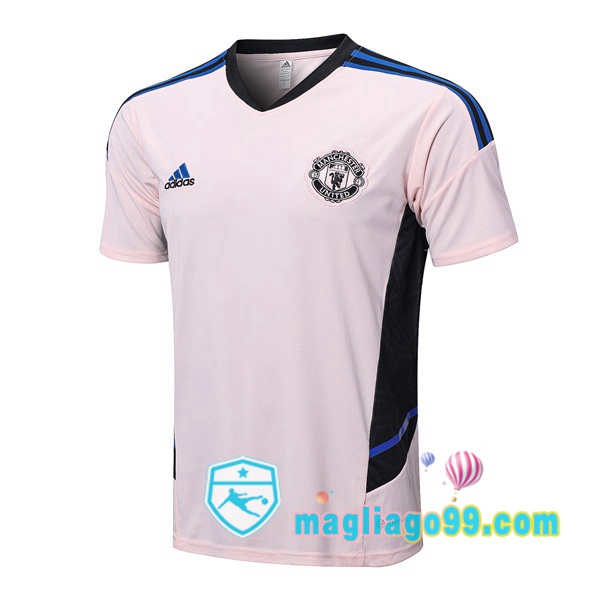 Magliago - Passione Maglie Thai Affidabili Basso Costo Online Shop | Tuta Maglie Allenamento Manchester United Rosa 2022/2023