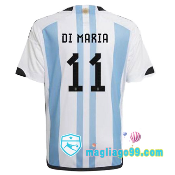 Magliago - Passione Maglie Thai Affidabili Basso Costo Online Shop | Nazionale Maglia Calcio Argentina (DI MARIA 11) Prima Blu Bianco 2022/2023