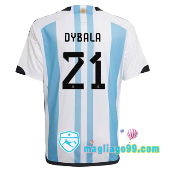 Magliago - Passione Maglie Thai Affidabili Basso Costo Online Shop | Nazionale Maglia Calcio Argentina (DYBALA 21) Prima Blu Bianco 2022/2023