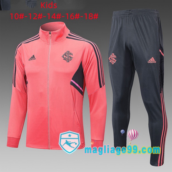 Magliago - Passione Maglie Thai Affidabili Basso Costo Online Shop | Giacca Da Allenamento SC Internacional Bambino Rosa 2022/2023