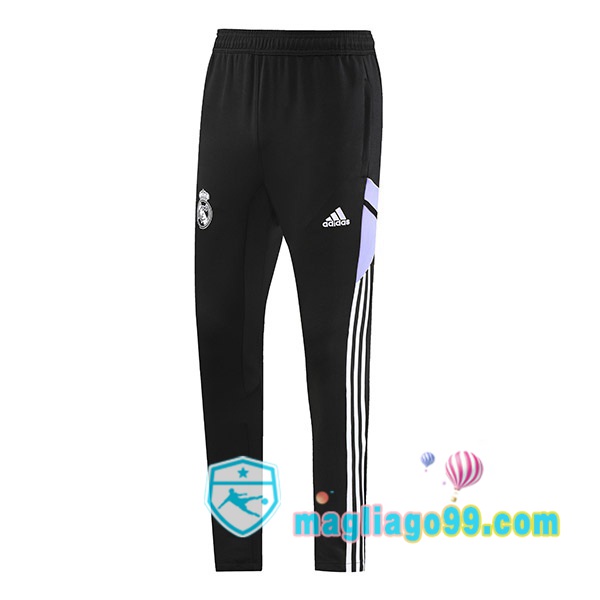 Magliago - Passione Maglie Thai Affidabili Basso Costo Online Shop | Pantaloni Da Allenamento Real Madrid Nero 2022/2023