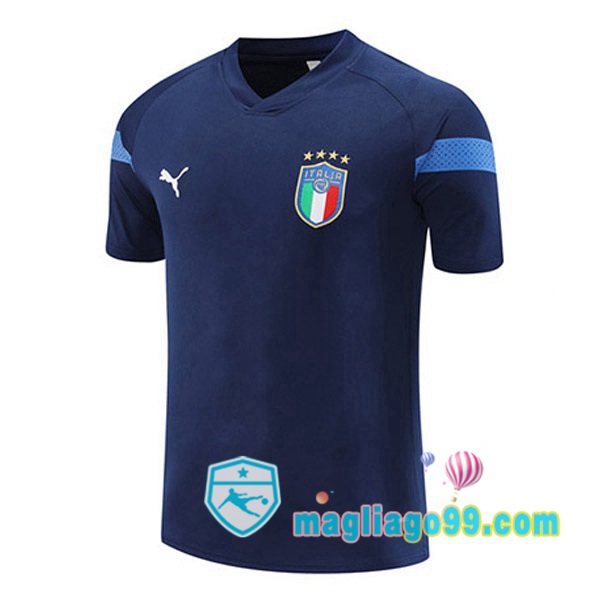 Magliago - Passione Maglie Thai Affidabili Basso Costo Online Shop | Tuta Maglie Allenamento Italia Blu Royal 2022/2023
