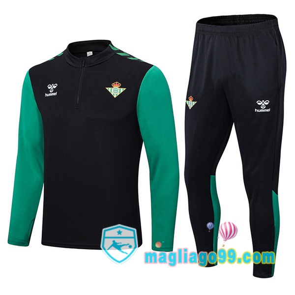 Magliago - Passione Maglie Thai Affidabili Basso Costo Online Shop | Tuta da Allenamento Real Betis Nero Verde 2022/2023