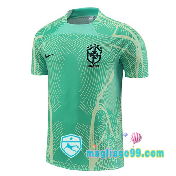Magliago - Passione Maglie Thai Affidabili Basso Costo Online Shop | Tuta Maglie Allenamento Brasile Verde 2022/2023