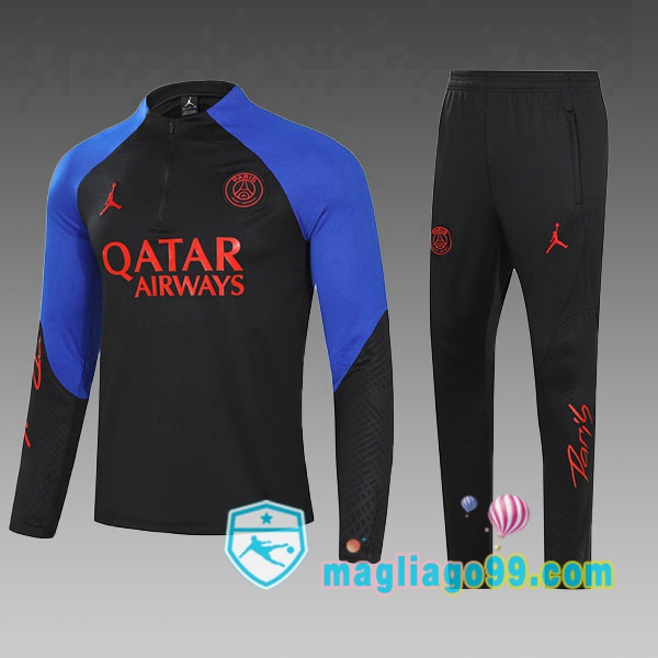 Magliago - Passione Maglie Thai Affidabili Basso Costo Online Shop | Tuta da Allenamento Paris PSG Bambino Nero 2022/2023