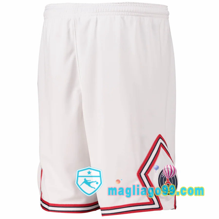 Magliago - Passione Maglie Thai Affidabili Basso Costo Online Shop | Pantalonici Da Calcio Jordan Paris PSG Quattro Bianco 2021/2022