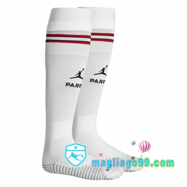 Magliago - Passione Maglie Thai Affidabili Basso Costo Online Shop | Calzettoni Da Calcio Jordan Paris PSG Quattro Bianco 2021/2022