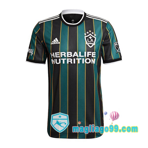 Magliago - Passione Maglie Thai Affidabili Basso Costo Online Shop | Maglia Calcio LA Galaxy Seconda Nero Verde 2022
