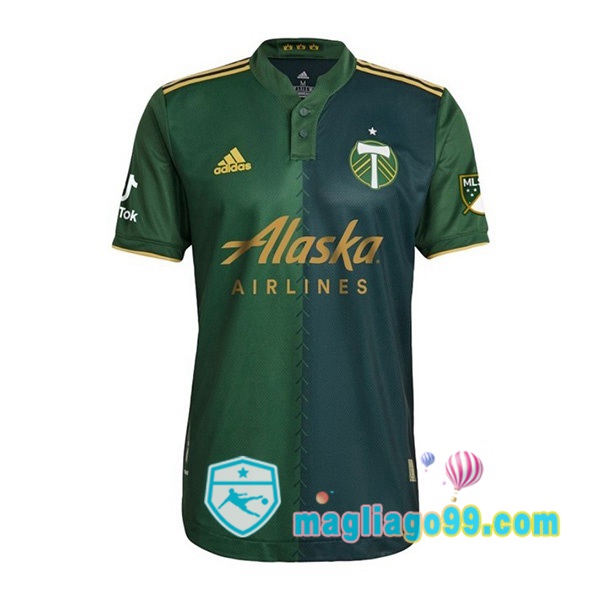 Magliago - Passione Maglie Thai Affidabili Basso Costo Online Shop | Maglia Calcio Portland Timbers Prima Verde 2022