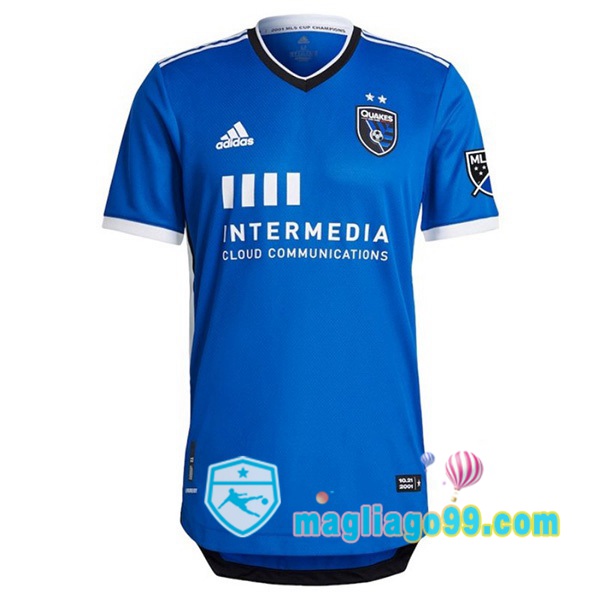 Magliago - Passione Maglie Thai Affidabili Basso Costo Online Shop | Maglia Calcio San Jose Earthquakes Prima Blu 2022
