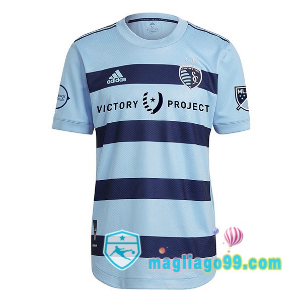 Magliago - Passione Maglie Thai Affidabili Basso Costo Online Shop | Maglia Calcio Sporting Kansas City Prima Blu 2022