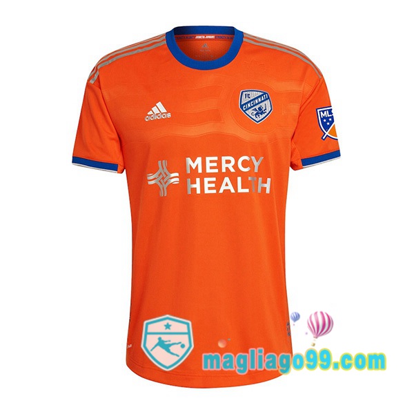 Magliago - Passione Maglie Thai Affidabili Basso Costo Online Shop | Maglia Calcio FC Cincinnati Seconda Arancione 2022