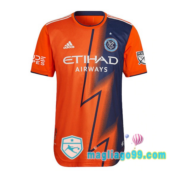 Magliago - Passione Maglie Thai Affidabili Basso Costo Online Shop | Maglia Calcio New York City Seconda Arancione 2022