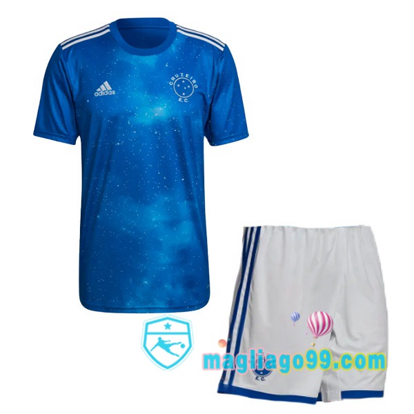 Magliago - Passione Maglie Thai Affidabili Basso Costo Online Shop | Maglia Calcio Cruzeiro EC Bambino Prima Blu 2022/2023