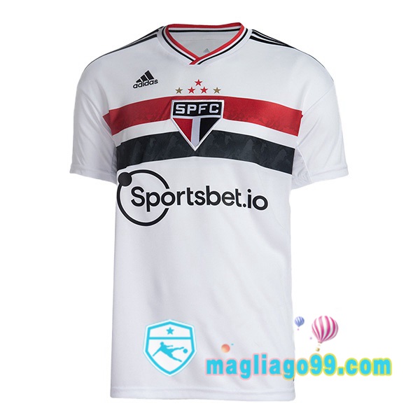 Magliago - Passione Maglie Thai Affidabili Basso Costo Online Shop | Maglia Calcio Sao Paulo FC Prima Bianco 2022/2023