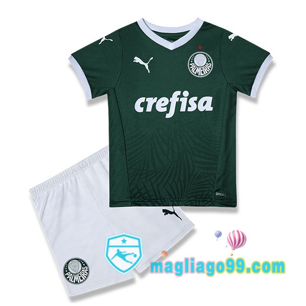 Magliago - Passione Maglie Thai Affidabili Basso Costo Online Shop | Maglia Calcio Palmeiras Bambino Prima Verde 2022/2023