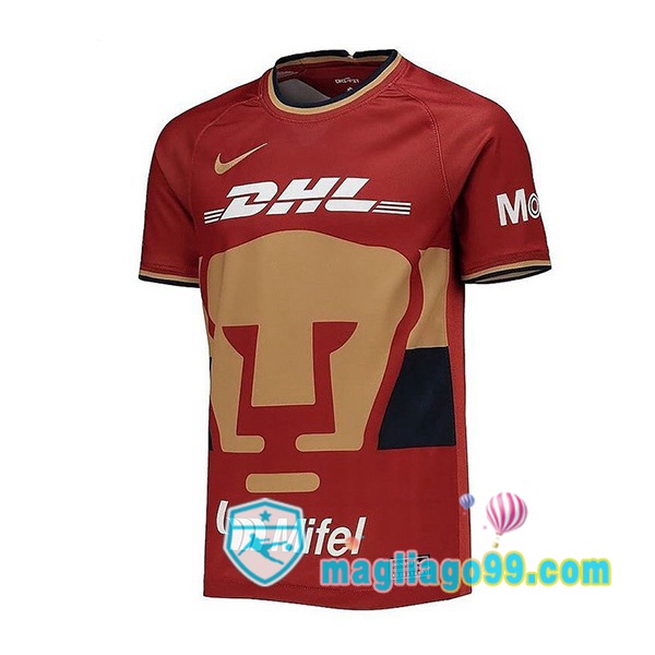 Magliago - Passione Maglie Thai Affidabili Basso Costo Online Shop | Maglia Calcio Pumas UNAM Terza Rosso Scuro 2022/2023