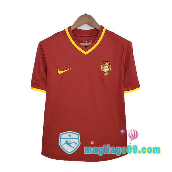 Magliago - Passione Maglie Thai Affidabili Basso Costo Online Shop | 2000 Portogallo Retro Prima Maglia Storica Rosso
