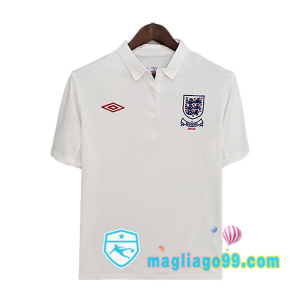 Magliago - Passione Maglie Thai Affidabili Basso Costo Online Shop | 2010 Inghilterra Retro Prima Maglia Storica Bianco