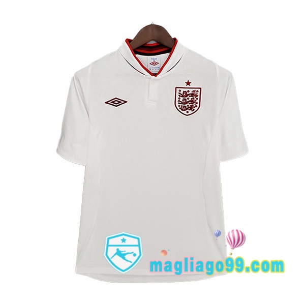 Magliago - Passione Maglie Thai Affidabili Basso Costo Online Shop | 2012 Inghilterra Retro Prima Maglia Storica Bianco