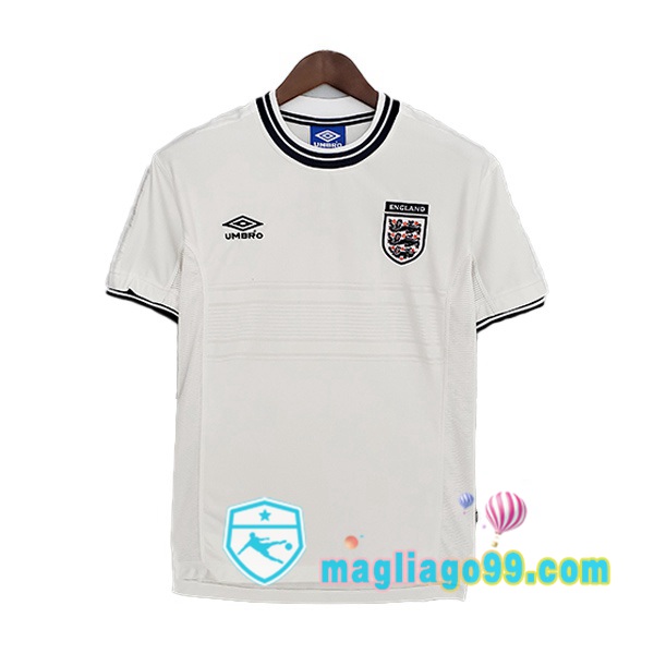 Magliago - Passione Maglie Thai Affidabili Basso Costo Online Shop | 2000 Inghilterra Retro Prima Maglia Storica Bianco