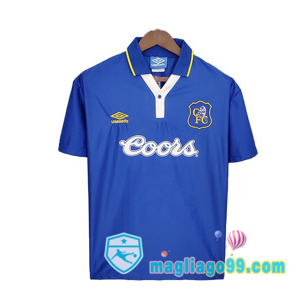 Magliago - Passione Maglie Thai Affidabili Basso Costo Online Shop | 1995-1997 FC Chelsea Retro Prima Maglia Storica Blu