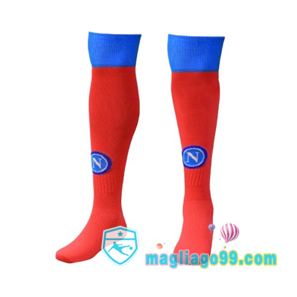 Magliago - Passione Maglie Thai Affidabili Basso Costo Online Shop | Calzettoni Da Calcio SSC Napoli Quattro Rosso 2021/2022