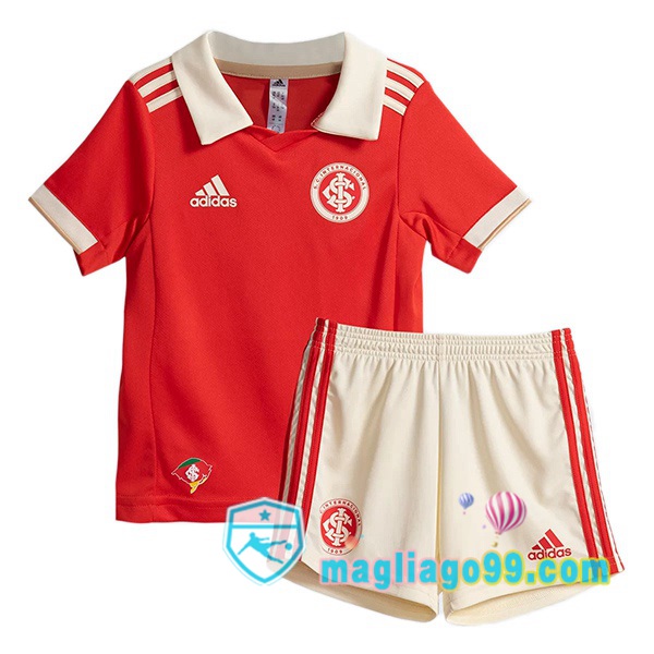 Magliago - Passione Maglie Thai Affidabili Basso Costo Online Shop | Maglia Calcio SC Internacional Bambino Prima Rosso 2022/2023