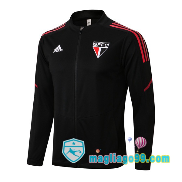 Magliago - Passione Maglie Thai Affidabili Basso Costo Online Shop | Felpe Allenamento Sao Paulo FC Nero 2022/2023