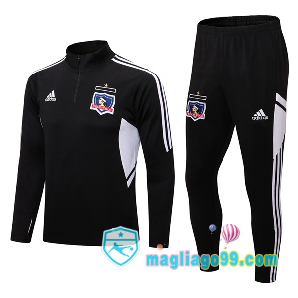 Magliago - Passione Maglie Thai Affidabili Basso Costo Online Shop | Tuta da Allenamento Colo-Colo Nero 2022/2023