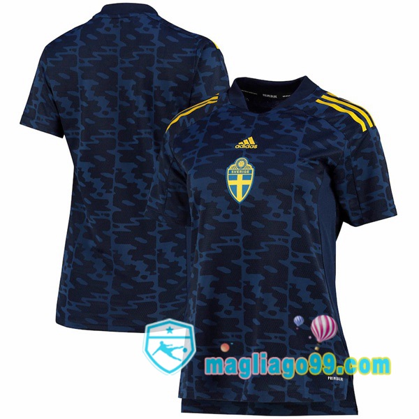 Magliago - Passione Maglie Thai Affidabili Basso Costo Online Shop | Nazionale Maglia Calcio Svezia Donna Seconda Blu Europeo Femminile 2022
