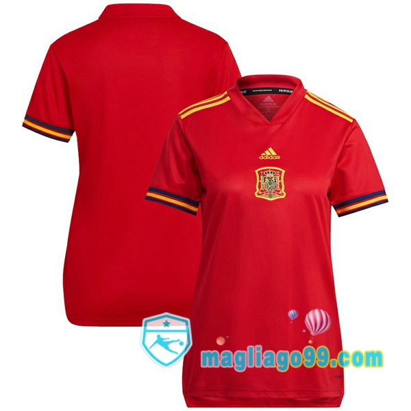 Magliago - Passione Maglie Thai Affidabili Basso Costo Online Shop | Nazionale Maglia Calcio Spagna Donna Prima Rosso Europeo Femminile 2022