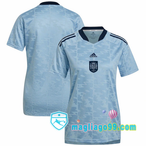 Magliago - Passione Maglie Thai Affidabili Basso Costo Online Shop | Nazionale Maglia Calcio Spagna Donna Seconda Blu Europeo Femminile 2022