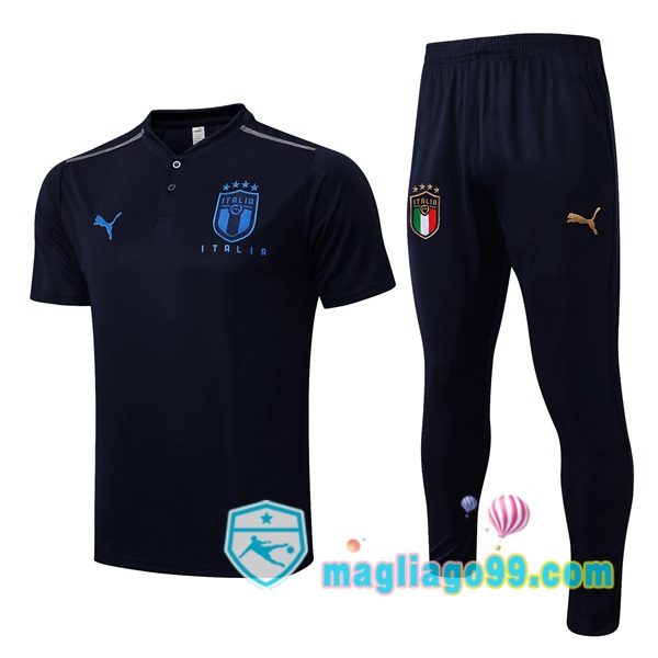 Magliago - Passione Maglie Thai Affidabili Basso Costo Online Shop | Tuta Maglie Allenamento Italia + Pantaloni Blu Royal 2022/2023