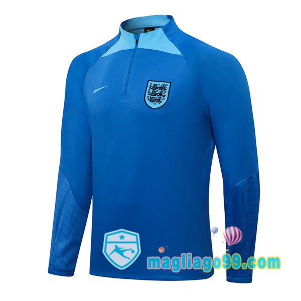 Magliago - Passione Maglie Thai Affidabili Basso Costo Online Shop | Felpe Allenamento Inghilterra Blu 2022/2023