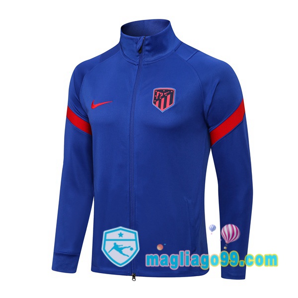 Magliago - Passione Maglie Thai Affidabili Basso Costo Online Shop | Giacca Calcio Atletico Madrid Blu 2022/2023