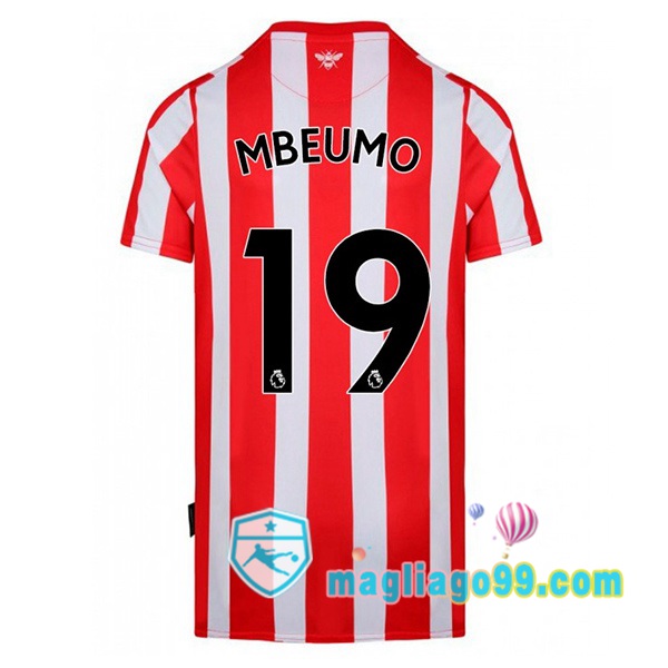 Magliago - Passione Maglie Thai Affidabili Basso Costo Online Shop | Maglia Calcio Brentford FC (MBEUMO 19) Prima Rosso Bianco 2022/2023