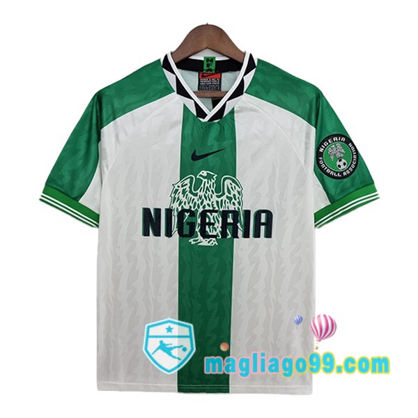 Magliago - Passione Maglie Thai Affidabili Basso Costo Online Shop | Maglia Storica Nigeria Retro Seconda Verde 1996-1998