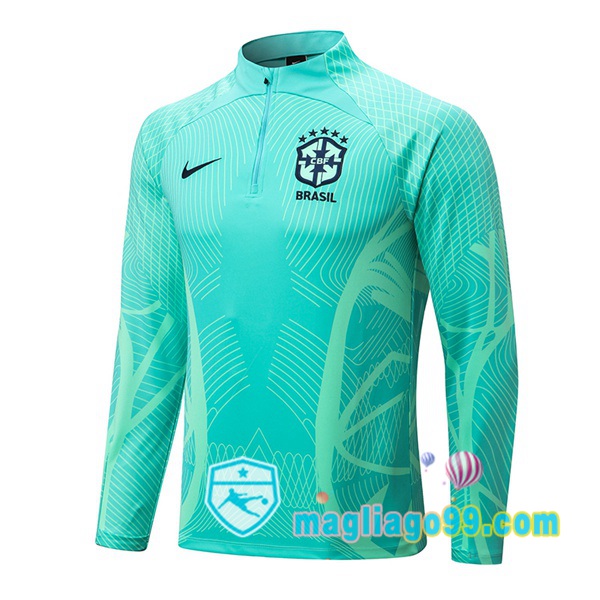 Magliago - Passione Maglie Thai Affidabili Basso Costo Online Shop | Felpe Allenamento Brasile Verde 2022/2023