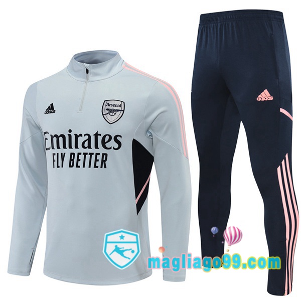 Magliago - Passione Maglie Thai Affidabili Basso Costo Online Shop | Tuta da Allenamento Arsenal Grigio 2022/2023