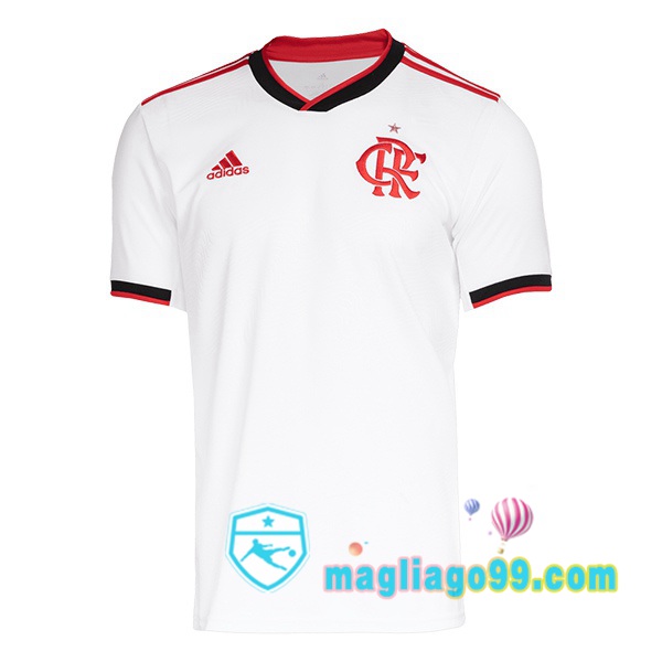 Magliago - Passione Maglie Thai Affidabili Basso Costo Online Shop | Maglia Flamengo Seconda Bianco 2022/2023