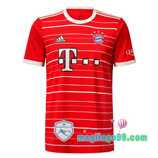 Magliago - Passione Maglie Thai Affidabili Basso Costo Online Shop | Maglia Bayern Monaco Prima Rosso 2022/2023