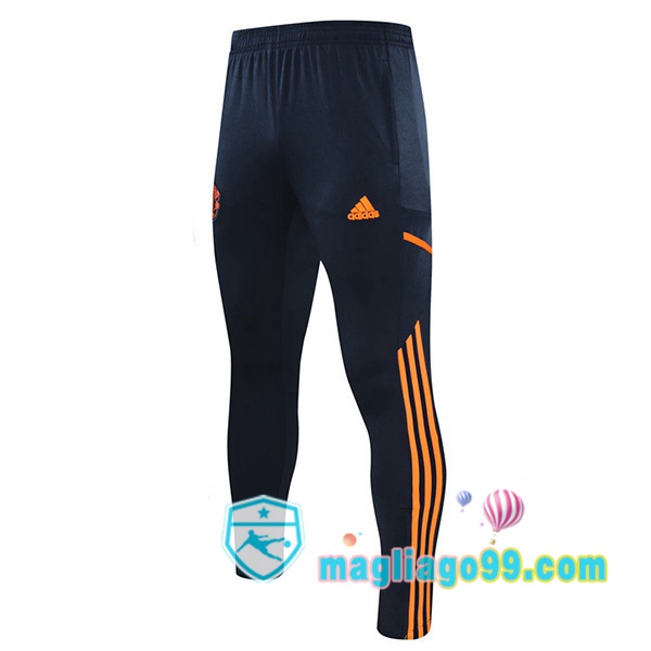 Magliago - Passione Maglie Thai Affidabili Basso Costo Online Shop | Pantaloni Da Allenamento Manchester United Blu 2022/2023