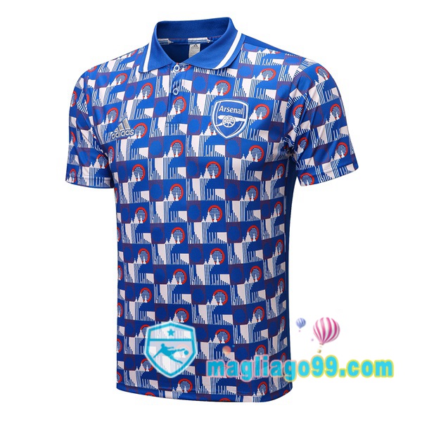 Magliago - Passione Maglie Thai Affidabili Basso Costo Online Shop | Arsenal Polo Maglia Uomo Blu 2022/2023