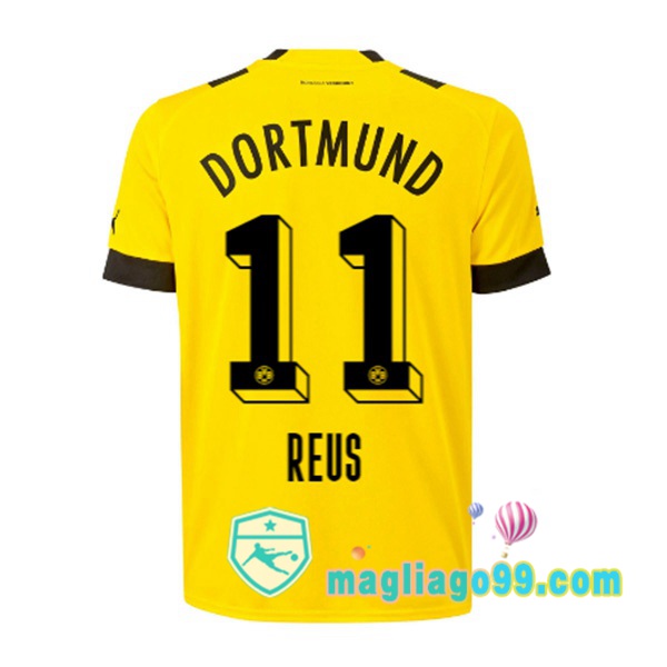 Magliago - Passione Maglie Thai Affidabili Basso Costo Online Shop | Maglia Dortmund BVB (Reus 11) Prima Giallo 2022/2023