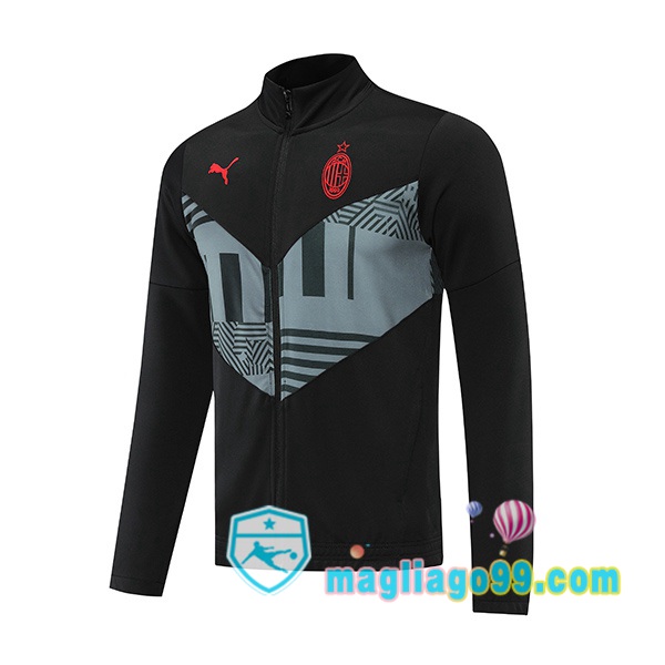 Magliago - Passione Maglie Thai Affidabili Basso Costo Online Shop | Giacca Calcio AC Milan Nero 2022/2023